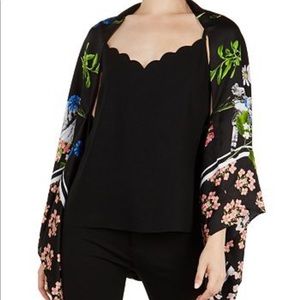 Ted Baker Accessories - Ted Baker Tayllor Florence Silk Cape Scarf Ted Baker Accessories - Ted Baker Tayllor Florence Silk Cape Scarf